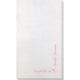 Corner Text with Baby Bird Design Bamboo Luxe Guest Towels Image 2 of 2